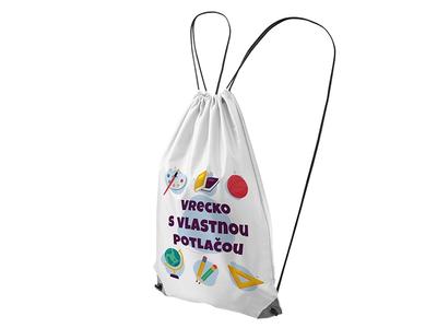 Vrecko na prezuvky s potlačou