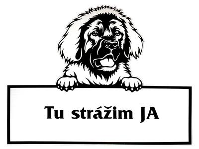 Tabuľka s motívom psa