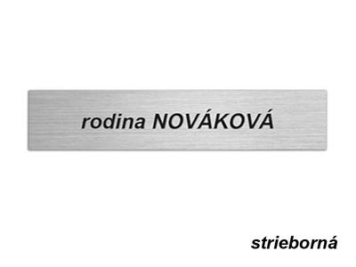 Tabuľky a menovky