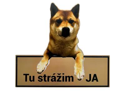 Tabuľka s motívom psa