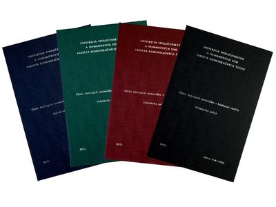 Tlač, viazanie a výroba diplomových prác