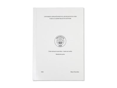 Tlač, viazanie a výroba diplomových prác