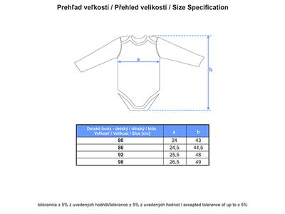 Dětské body s potiskem