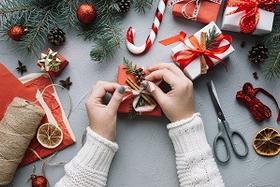 vianočné darčeky balenie