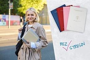 žena ide na štátnice