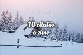 Citáty o zime, ktoré vás inšpirujú