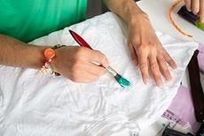 malování na textil